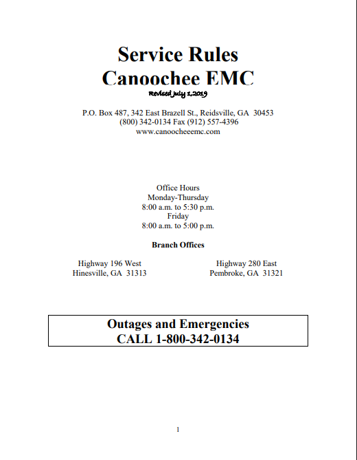 service rules pdf ss