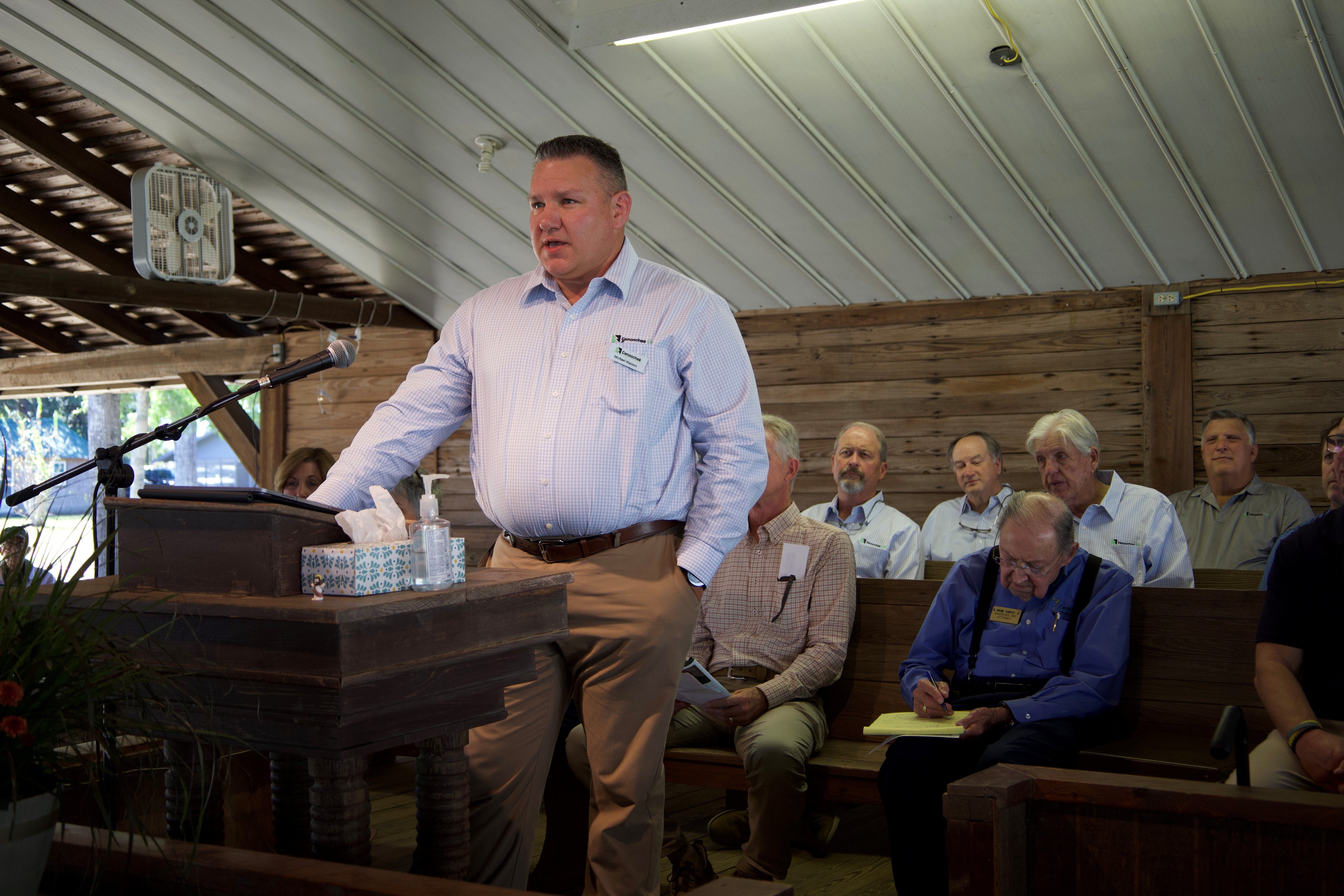 CEO Michael Wasson at 2025 Annual Meeting 